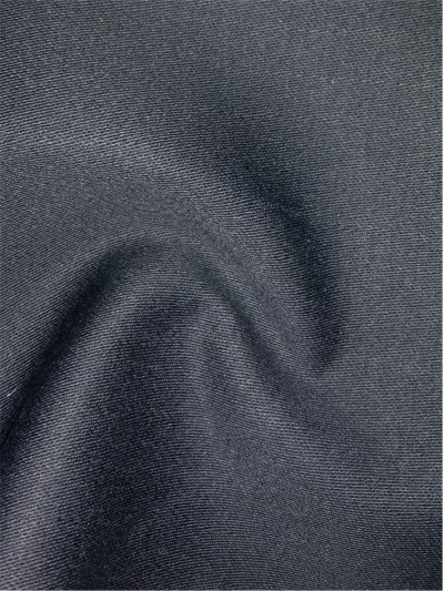 XX-FSSY/YULG  100％ cotton FR anti-static water-oil repellent satin fabric 16S*10S/108*56 320GSM 45度照